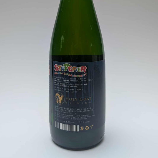 440ml bottle of Holy Goat Stupefier