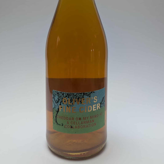 750ml bottle of Oliver's Cider - Cheddar On My Mind #3