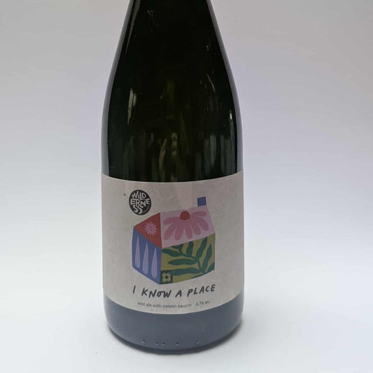 750ml bottle of Wilderness Brewery - I know a place