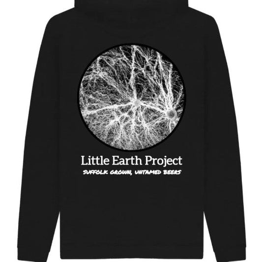 Little Earth Project Hoodie with pellicle design on back