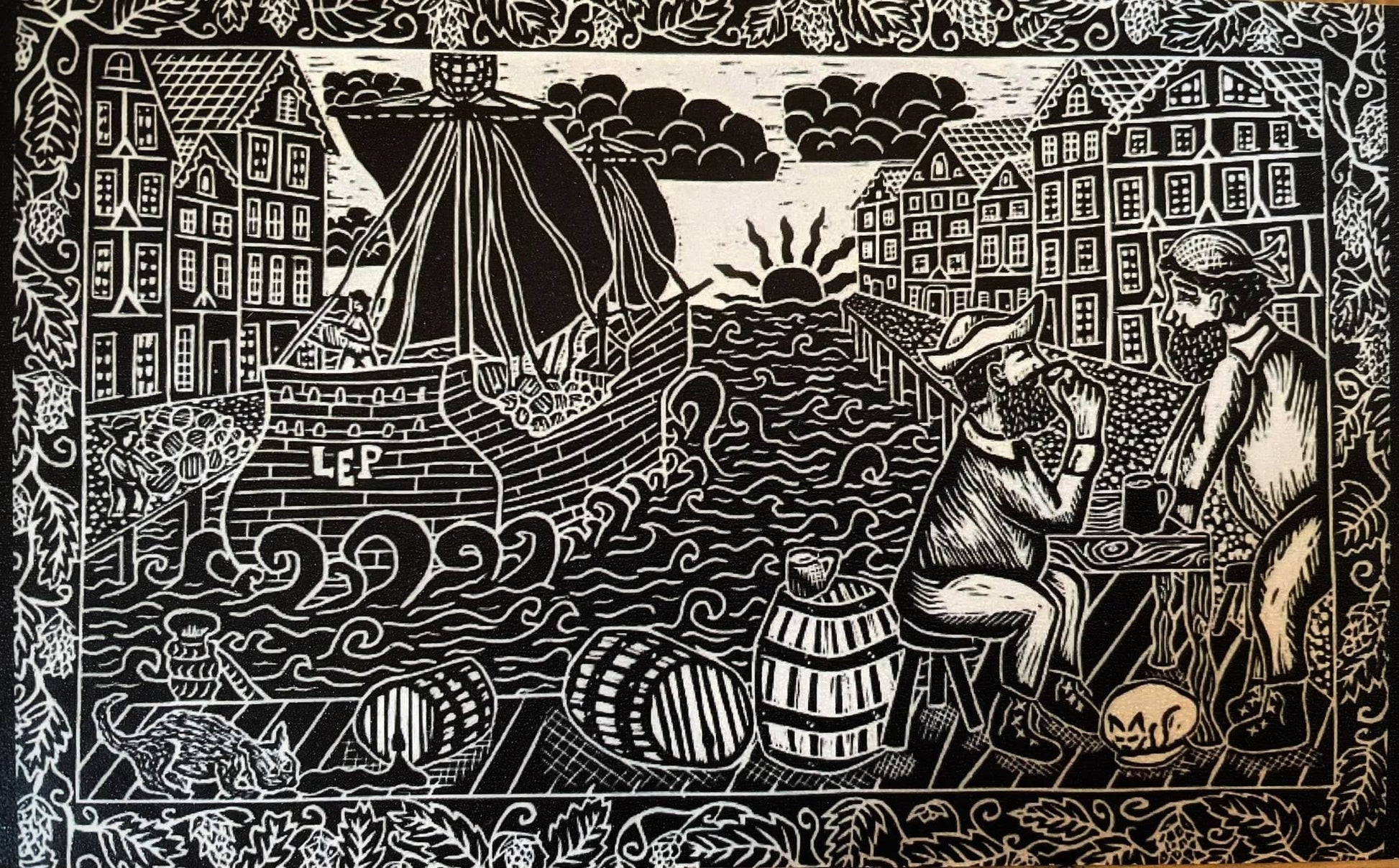 Hanseatic Porter Print